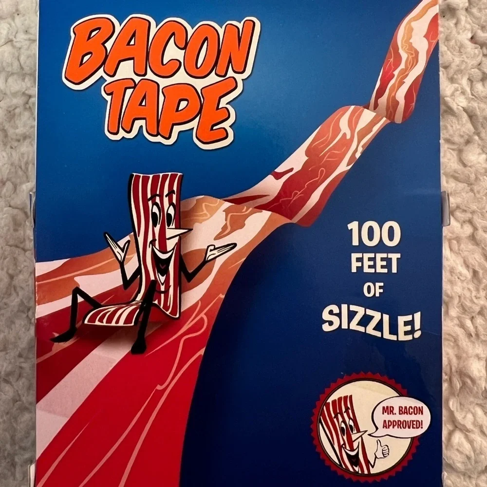Archie McPhee Accoutrements 100 Feet of Bacon Tape